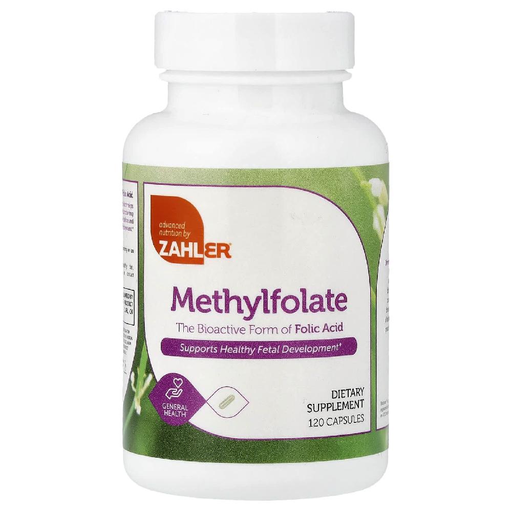 잘러 메틸 <b>엽산</b> 1000mcg Methylfolate 캡슐 120정