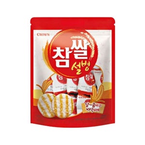 크라운 참쌀설병 270g 10봉지