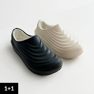 1+1 남자클로그 털클로그 양털 크룩스 키높이 커플 캠핑 사무실 겨울