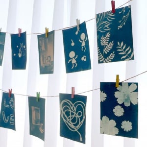 감광지 만들기 과학 교구 야광 만들기 시아노 타입 청사진 실험 키트