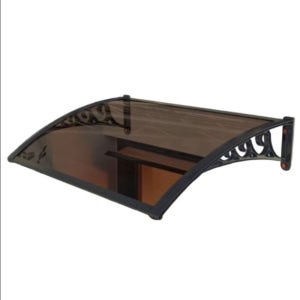 컨테이너 캐노피 빗물 비가림막 현관 창문 주택 180cm 블랙 1개플레이트