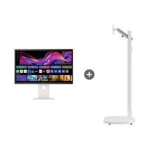 LG 스마트모니터 스윙 라이트 80cm(32인치) 4K UHD 이동식 TV 삼탠바이미 스탠바이미 터치 자가설치