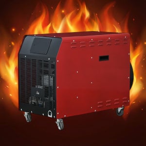 화레이 전기 열풍기(44평) 히터 난방 온풍 농장 공업 FNEH-220 레드