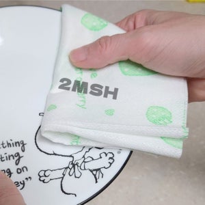 빨아서 다시쓰는 4P 펄프 행주 식탁행주 빨아쓰는 사용이편리한