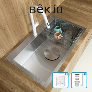 [설치비이벤트중] 하츠 HZ-W8501SF 폰테 코팅싱크볼 사각싱크볼 싱크대교체 리폼볼