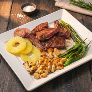 국내산 1+ 한우 스테이크 세트 올인원 패키지 고기 홈파티/집들이/캠핑용 밀키트 (전국택배)