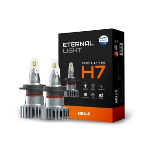 [튜닝인증] 엔바이어스 이터널라이트 H7 LED 자동차 전조등 하향등 전용 페이드인 2개 1세트
