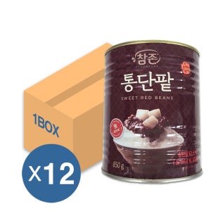 참존 통단팥 850g 12개입 1박스 빙수팥