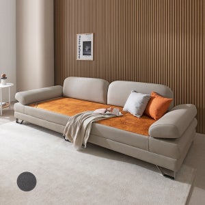 세계로가구 목련 4인용 가죽 춘천옥 황토볼 온열 온돌 흙소파