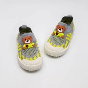 곰돌이캐릭터 니트 토들러운동화 걸음마신발 유아동단화 스니커즈