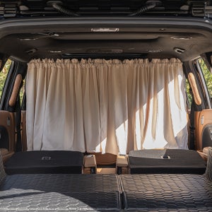 크레이지몬스터 차박 커튼 차량 암막 커튼 차량용 햇빛가리개 특허 압축봉 세트