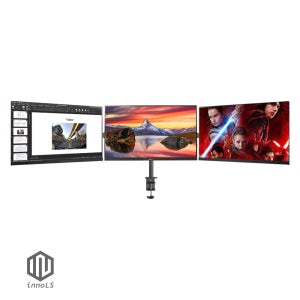 트리플 모니터 스탠드 이지마운트 M3-C300 클램프형 높이조절