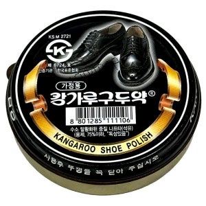 가정용 구두약 검정색 40g 구두 표면 광택 코팅제