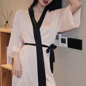 실내가운 라운지로브 골프로브가운 골프 여성