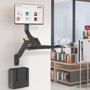 엔산마운트 SS-WK14 모니터암 모니터 키보드 스탠딩 벽걸이 거치대