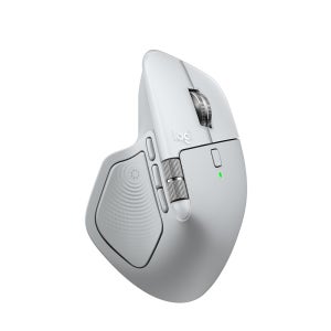 로지텍 MX Master 4 for Mac 햅틱 무선 블루투스 마우스 화이트 실버