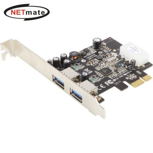 강원전자 넷메이트 USB3.1 Gen1 2포트 PCI Express 카드(Renesas/NEC)(슬림PC겸용) U-710