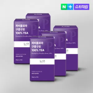 랩온랩 파비플로라 구증구포 100%  보라티 1g  x 15포, 5개