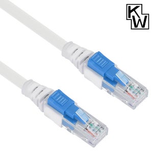 강원전자 KW CAT.6 UTP 기가비트 보안 랜 케이블 0.5m KW6005S