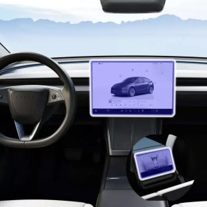 Brov 테슬라 모델Y 주니퍼 차량용 내비게이션 논글레어 지문방지 보호필름 무광