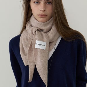 허깅 삼각 울 숄 머플러_4컬러 (L253MMF010)