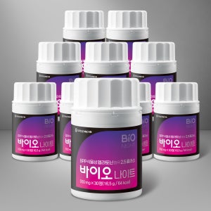 바이오파파 BPP 식물성 멜라토닌 바이오 나이트 1정당 2.5mg 함유 30정, 10개