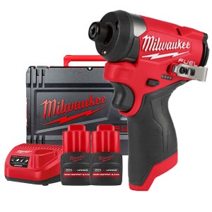 밀워키 M12 FID2-252X 젠3 임팩트 드라이버 12V 배터리(2.5) 2개 세트