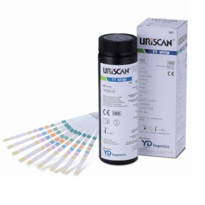 요체크 소변검사 검사지 11종 U41 단백뇨 당뇨 혈뇨 키트 자가진단 성분 측정 100매 (디바이스별매))
