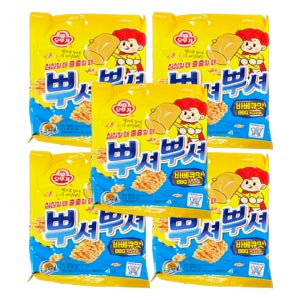 오뚜기 뿌셔뿌셔 바베큐맛 90g X 5개