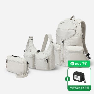 세이프 플러스 라인 백팩+크로스백+월렛백