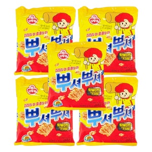 오뚜기 뿌셔뿌셔 떡볶이맛 90g X 5개