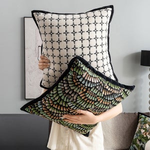 바로크 북유럽 감성 쇼파쿠션 클래식 쿠션커버 45x45 30x50