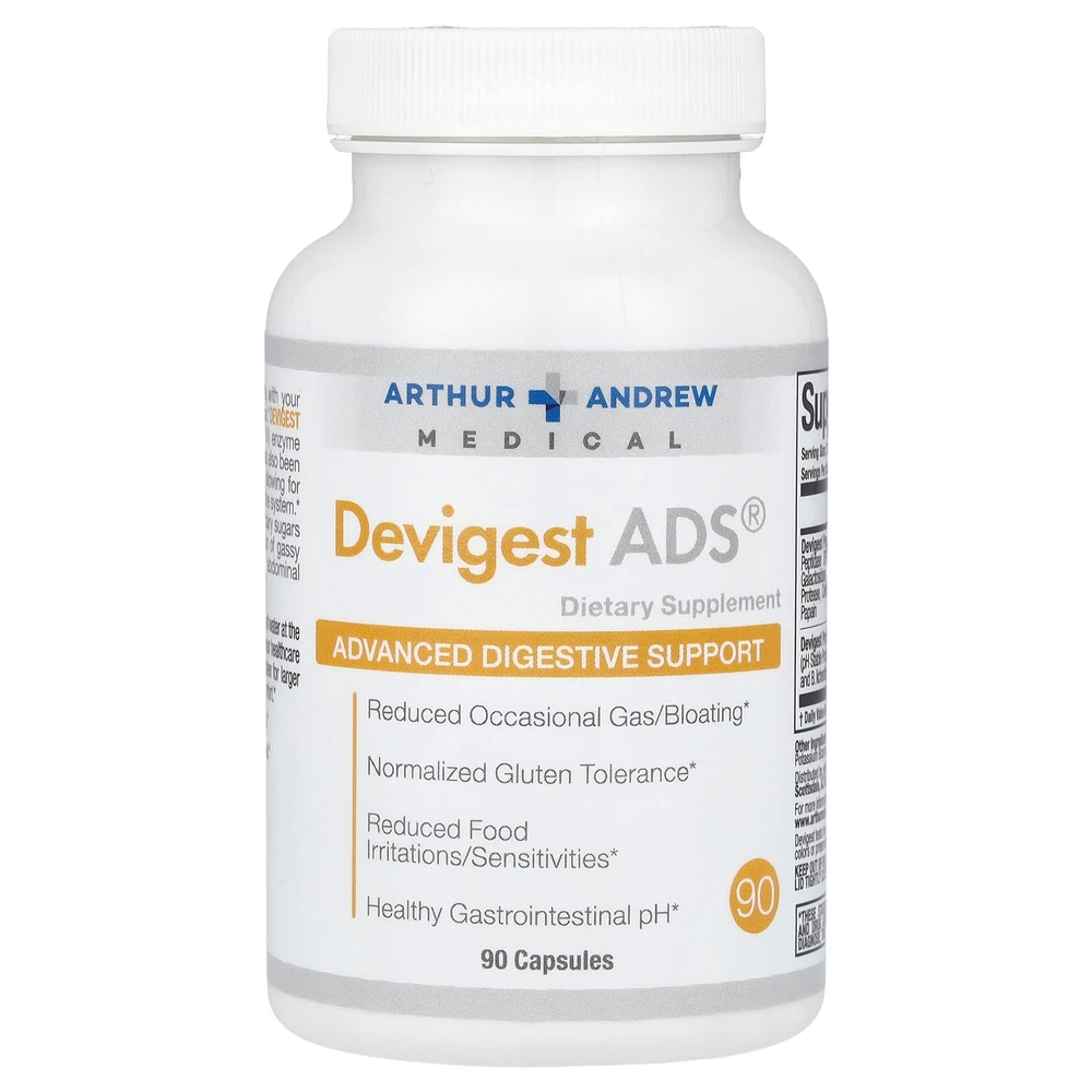<b>아서 앤드류 메디컬</b> Devigest ADS 소화 지원 400mg 캡슐 90 정