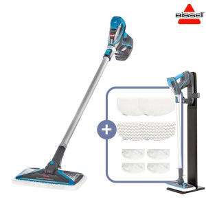 비쎌 슬림 스팀청소기 DAILY 패키지 그레이블루
