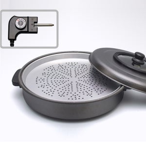 빠르미쇼핑 대원 전기후라이팬 국산 대형 원형 전기팬 명절 부침개 전 잔치팬 찜기판포함