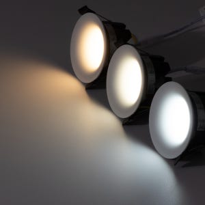 루미앤홈 75mm(3인치) LED 움푹 슬림테 COB 확산 다운라이트 아름 플리커프리 10W 매입등 눈부심방지