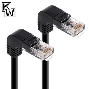 강원전자 KW CAT.6 UTP 랜 케이블 1m (아래쪽 꺾임) KW601DN