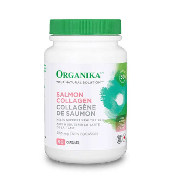 <b>오가니카</b> 연어<b>콜라겐</b> 500mg 90caps (<b>ORGANIKA</b> SALMON <b>COLLAGEN</b>)