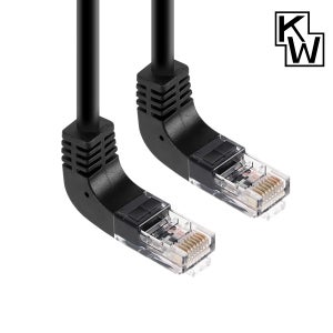 강원전자 KW CAT.6 UTP 랜 케이블 10m (위쪽 꺾임) KW610UN