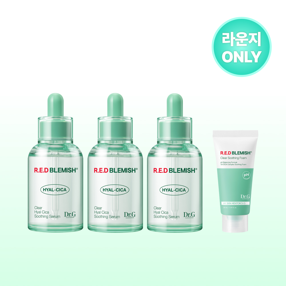 [닥찌라운지 전용][1+1+1] 닥터지 레드 블레미쉬 히알 시카 수딩 세럼 50mL
