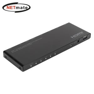 강원전자 넷메이트 4K 60Hz HDMI 2.0 1:4 분배기 (오디오 디임베더) NM-PTS07