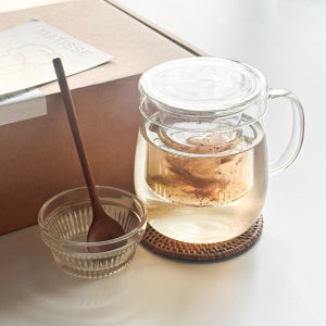 내열 유리 찻잔 세트 티컵 예쁜 커피잔 세트 결혼선물 투명 찻잔 600ml