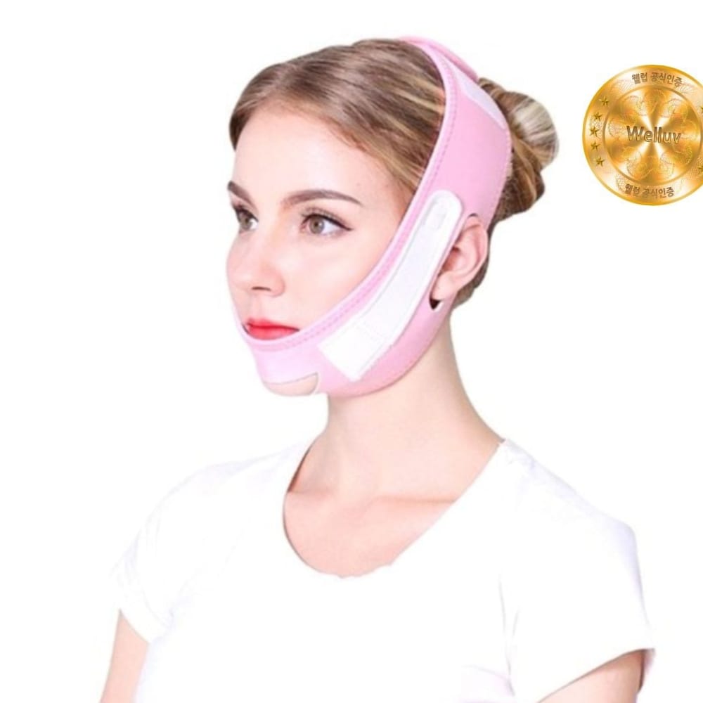 얼굴탄력밴드 <b>웰럽</b> 얼굴 리프팅밴드 v 브이라인 땡김이 WL-1113