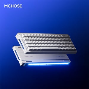 MCHOSE ACE68 TURBO 풀알루미늄 16K 자석축 키보드 화이트, 태산자석축GT