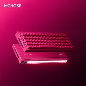 MCHOSE ACE68 TURBO 풀알루미늄 16K 자석축 키보드 핫핑크, 태산자석축GT