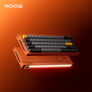 MCHOSE ACE68 TURBO 풀알루미늄 16K 자석축 키보드 오렌지, 태산자석축GT