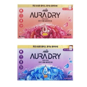 건조기시트지 샤프란건조기시트 아우라 섬유유연제