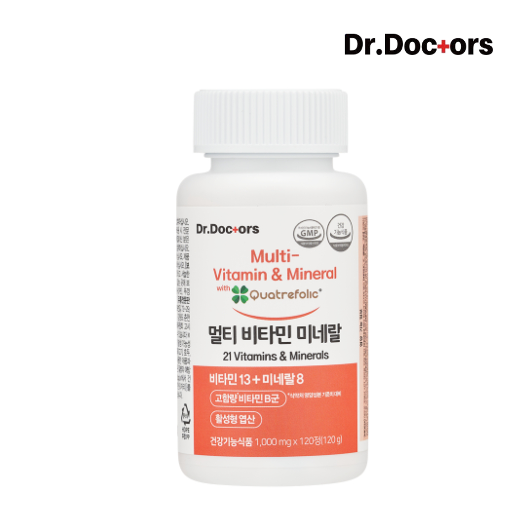 <b>닥터닥터스</b> 멀티비타민 <b>미네랄</b> 4개월분