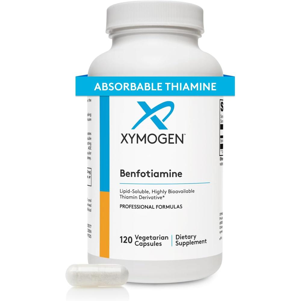 <b>자이모겐</b> 벤포티아민 300mg <b>비타민B1</b> 캡슐 120정 XYMOGEN Benfotiamine