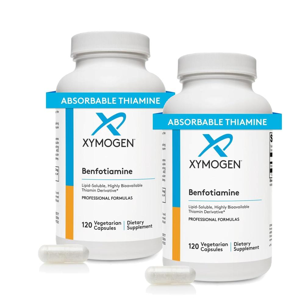<b>자이모겐</b> 벤포티아민 300mg <b>비타민B1</b> 캡슐 120정 2개 XYMOGEN Benfotiamine